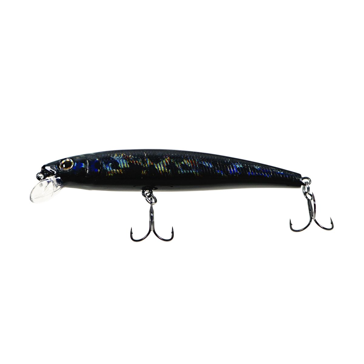 Детальная фотография — Воблер Strike Pro Arc Minnow 90SP нейтральный 90мм 9гр 0,5м-1м цвет A261 (Black Graph UV) (JL-120-SP#A261)