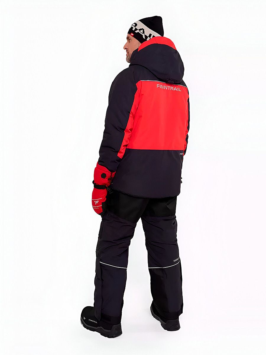 Детальная фотография — Костюм зимний Finntrail Nordy Red 3757 р.XL красный (до -40°С)