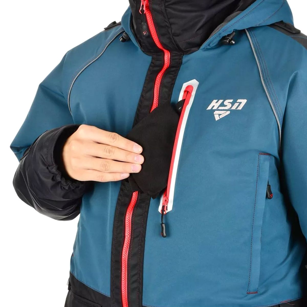 Детальная фотография — Костюм зимний HSN Rescuer VII Comfort плавающий (Hardguard) р.50-52 рост 182 бирюзовый (до -45°С)