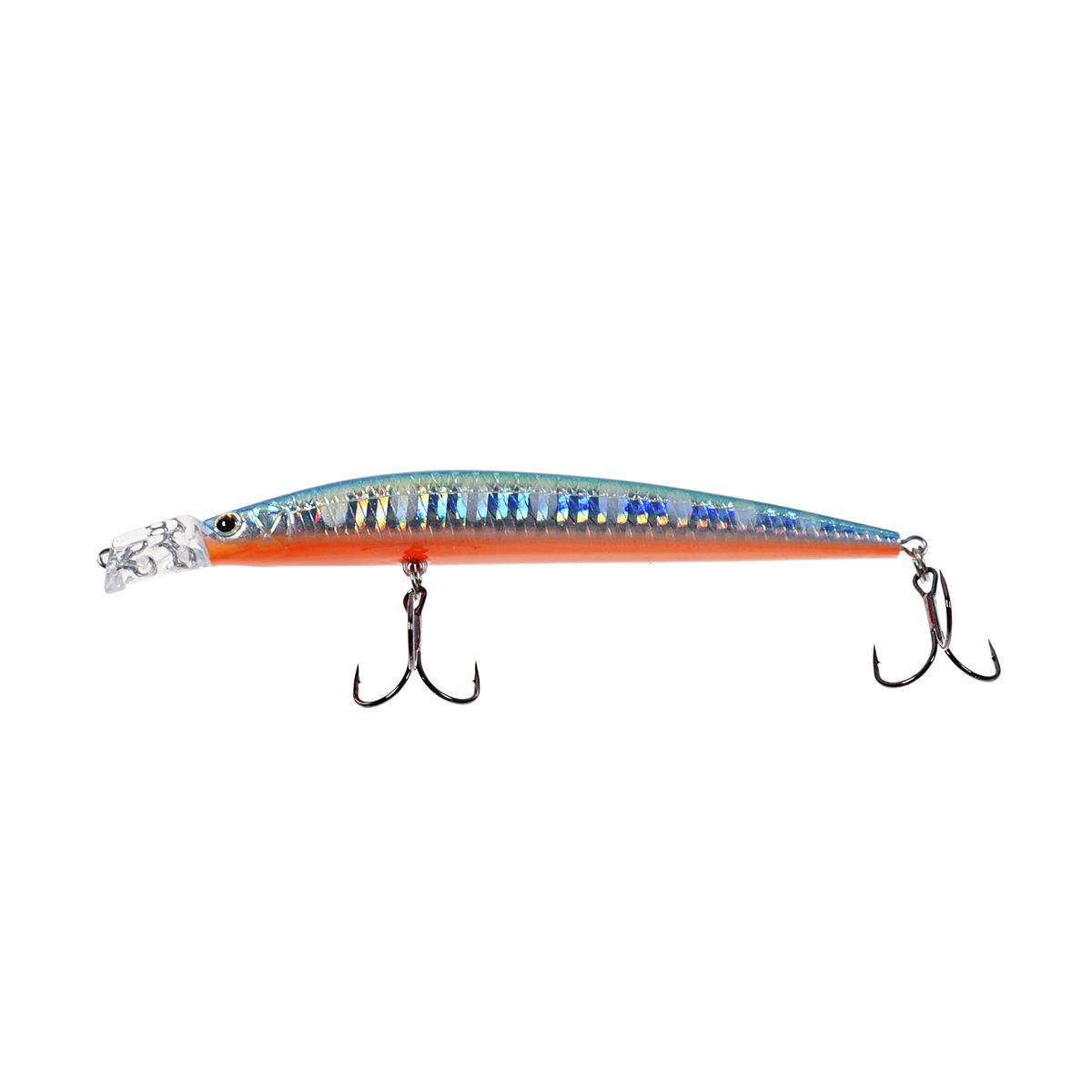 Детальная фотография — Воблер Strike Pro Top Water Minnow 110F плавающий 110мм 10,5гр 0,2м-0,7м цвет A150-713 (UV Blue Silver OB) (JL-166F#A150-713)