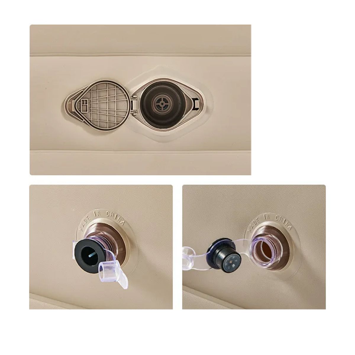 Детальная фотография — Матрас Naturehike NH22FCD04 195х150х35см со всроенным насосом, коричневый