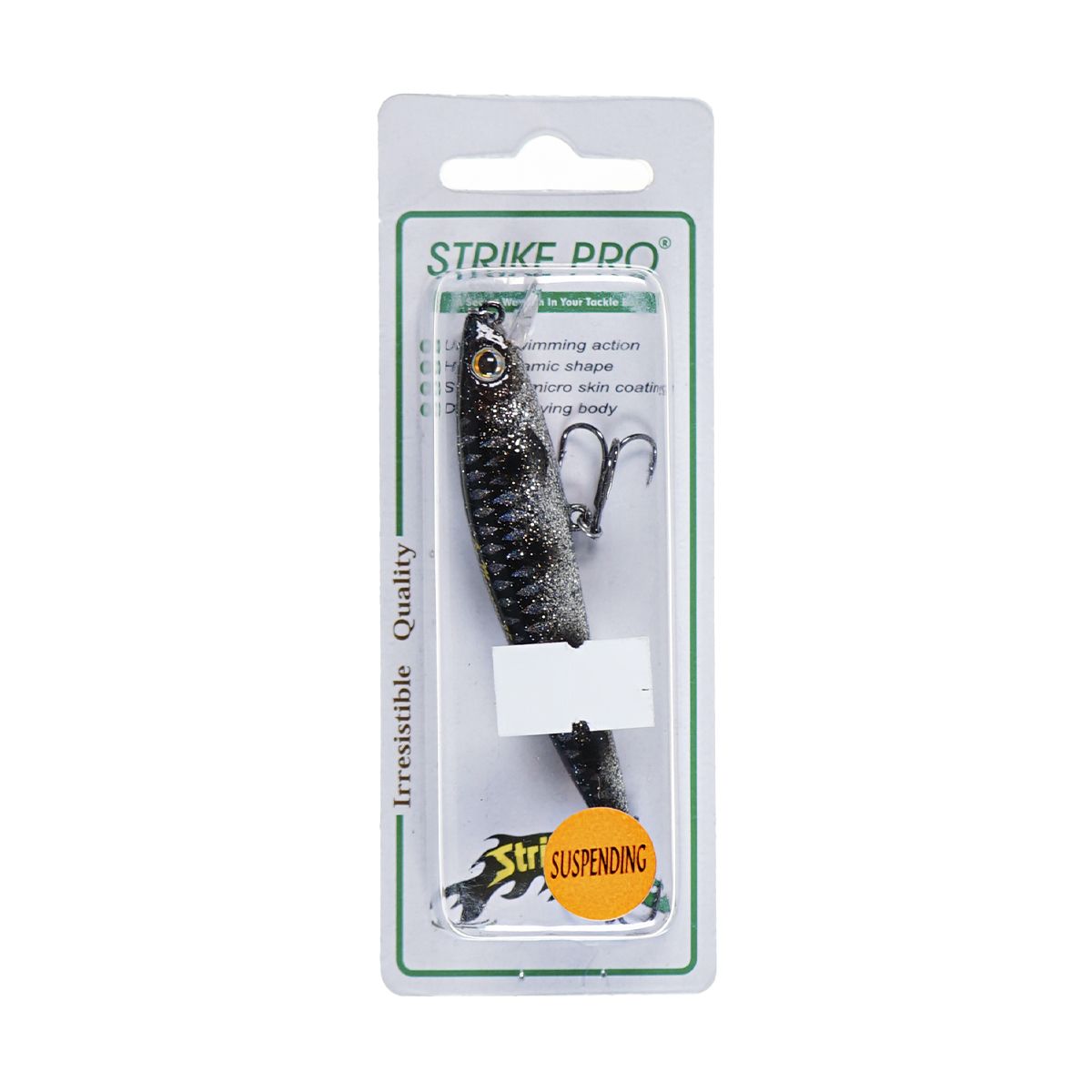 Детальная фотография — Воблер Strike Pro Arc Minnow 75SP нейтральный 75мм 5,5гр 0,4м-0,8м цвет A249-3D (Silver Spotted Bullhead) (JL-119-SP#A249F-3D)