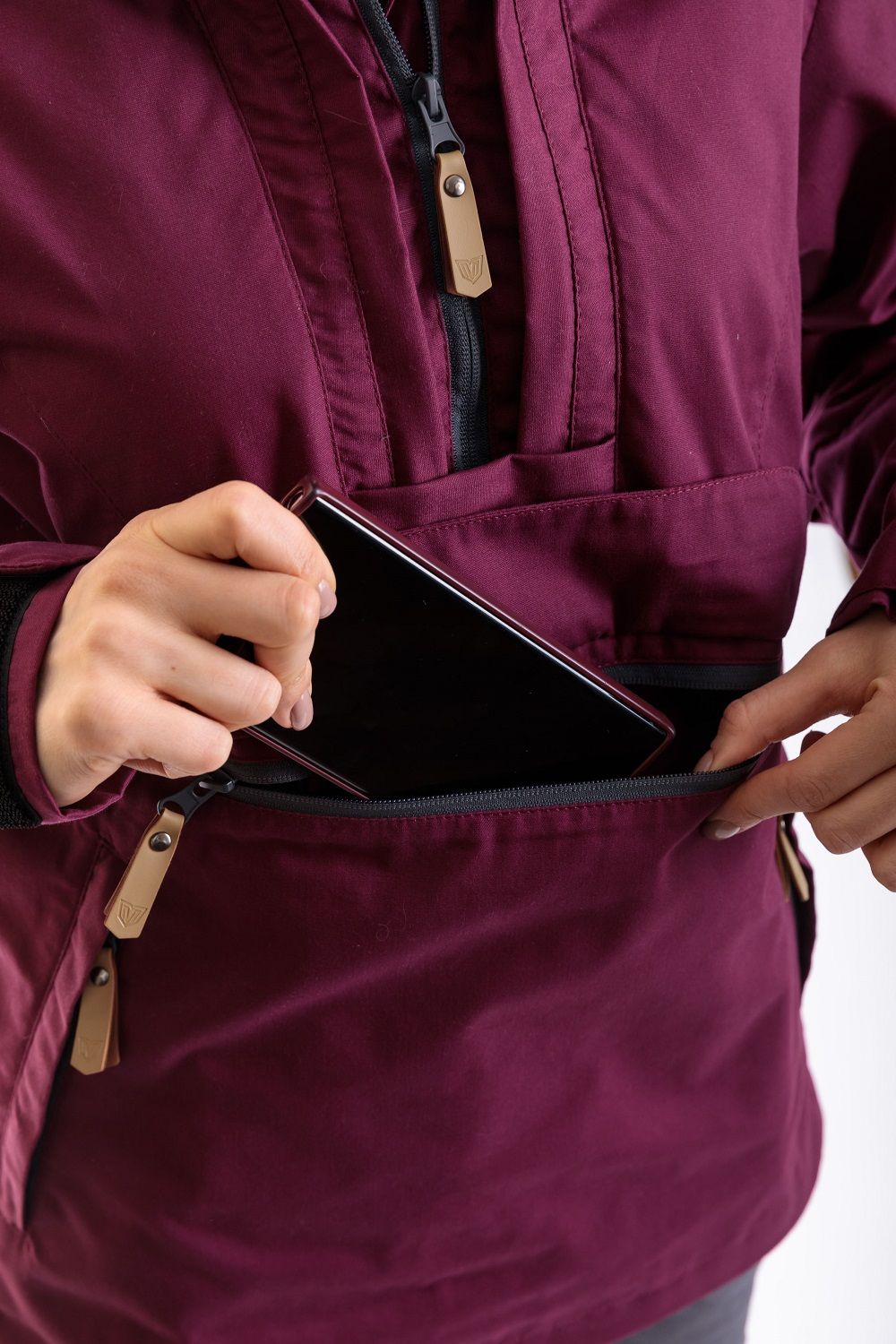 Детальная фотография — Костюм летний женский Magnum Protector Lady противоэнцефалитный р.44-46 рост 158-164 вишневый, серый