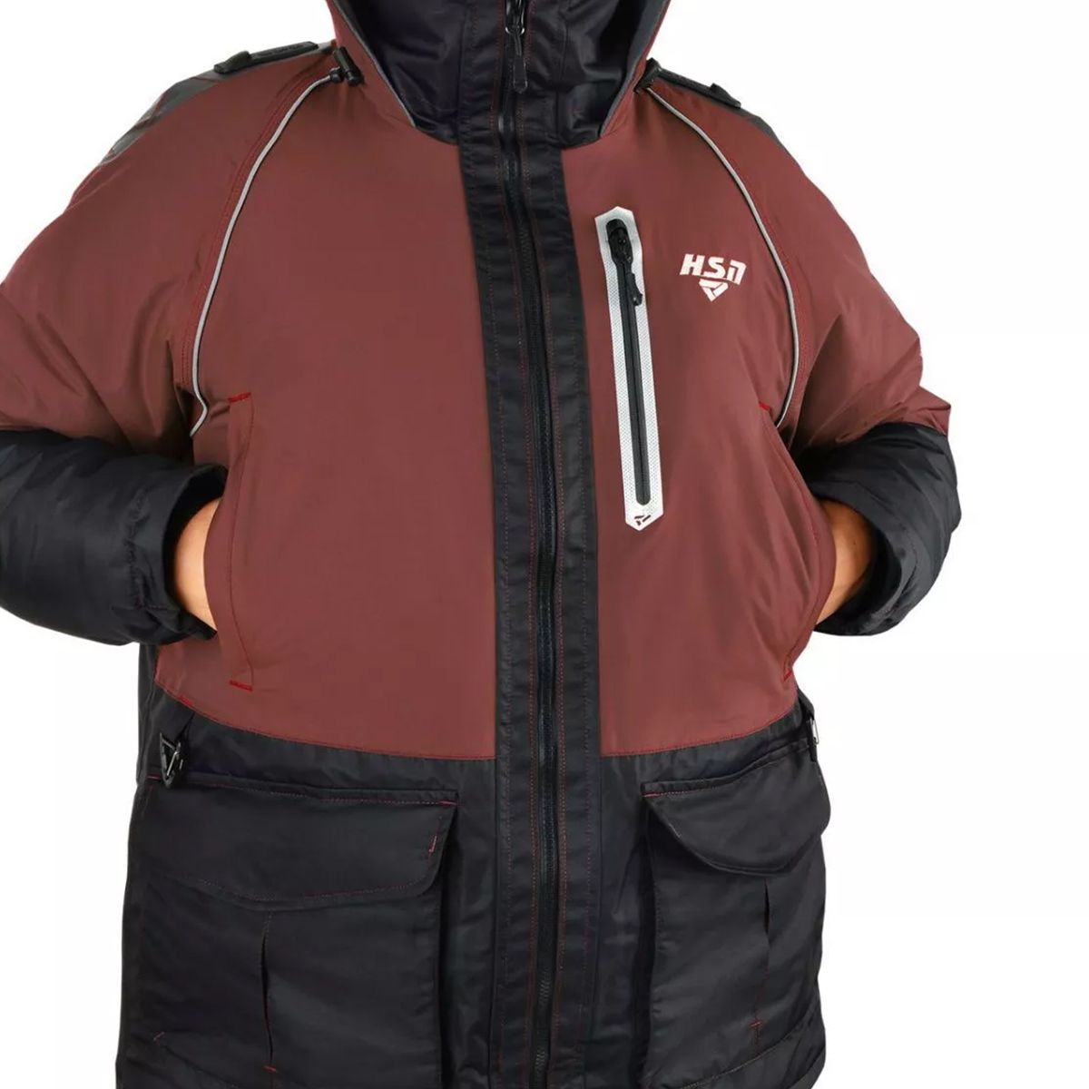 Детальная фотография — Костюм зимний HSN Arctic VII Comfort (Hardguard) р.54-56 рост 182 махагон (до -45°С)