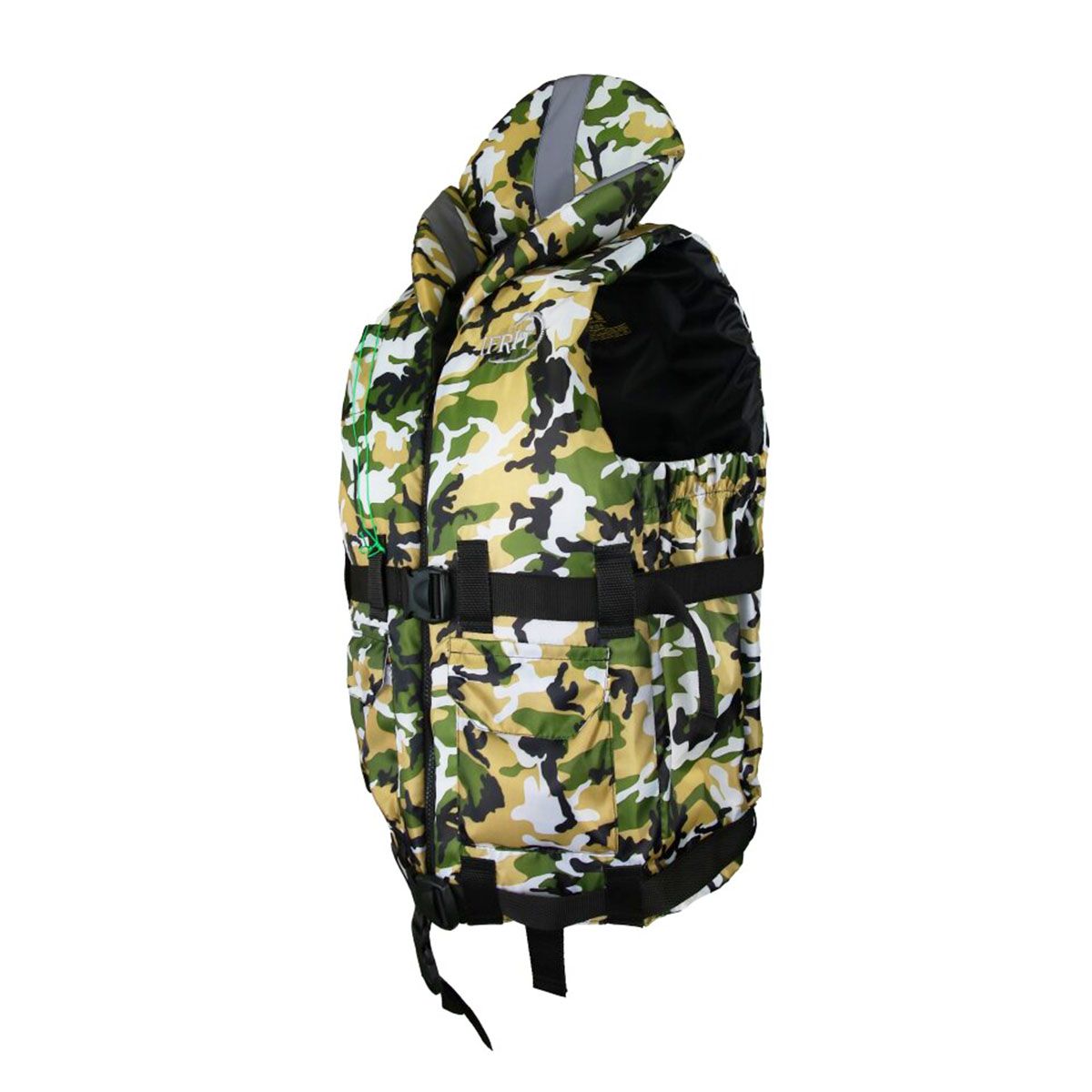 Детальная фотография — Жилет страховочный Ifrit-110 до 110кг, плавучесть 50, КМФ