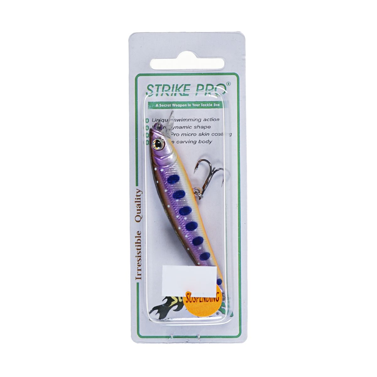 Детальная фотография — Воблер Strike Pro Arc Minnow 75SP нейтральный 75мм 5,5гр 0,4м-0,8м цвет A142-264 (Arctic Char) (JL-119-SP#A142-264)
