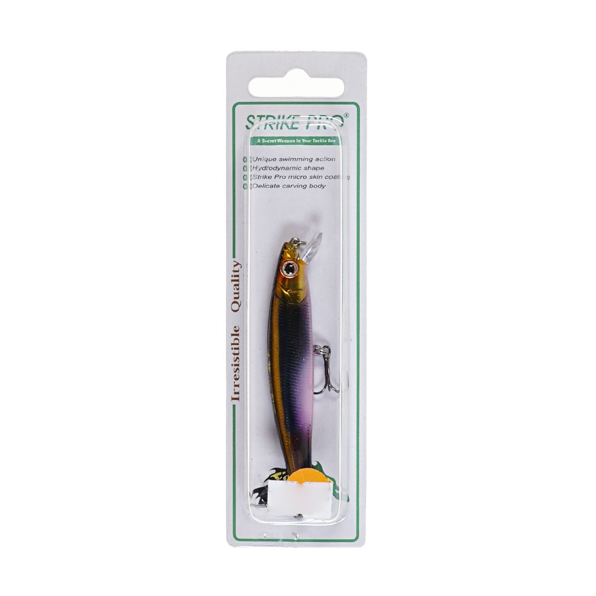 Детальная фотография — Воблер Strike Pro Arc Minnow 90SP нейтральный 90мм 9гр 0,5м-1м цвет A266G (JL-120-SP#A266G)
