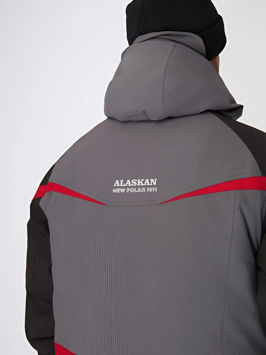 Детальная фотография — Костюм зимний Alaskan New Polar M11 р.L красный, серый, черный (до -40°С)