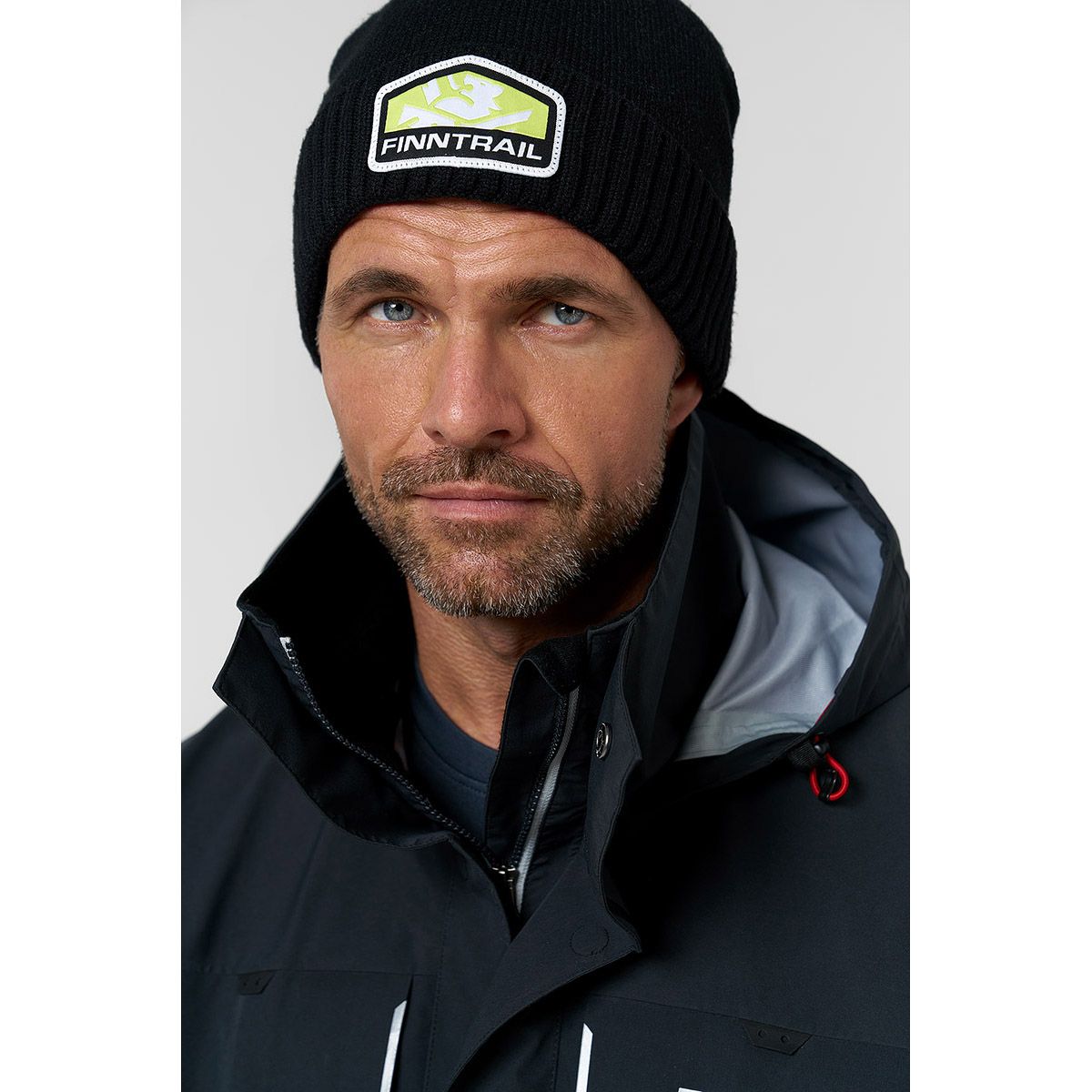 Детальная фотография — Шапка Finntrail Waterproof Hat Graphite 9714 с флисовым подкладом, водонепроницаемая р.XL-XXL графитовая