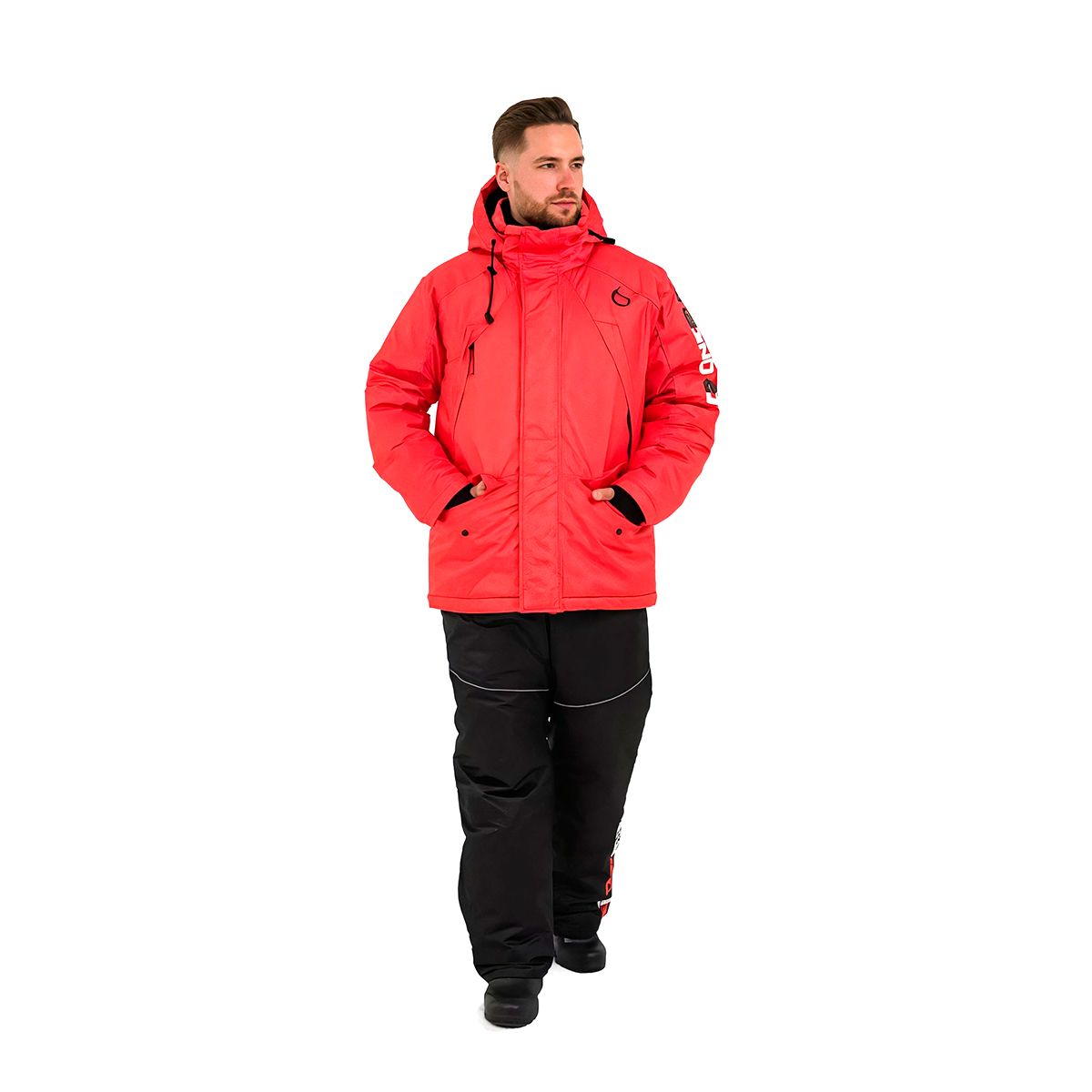 Детальная фотография — Костюм зимний Onerus Фишер NEW плавающий (таслан) р.52-54 рост 170-176 красный (до -45°С)