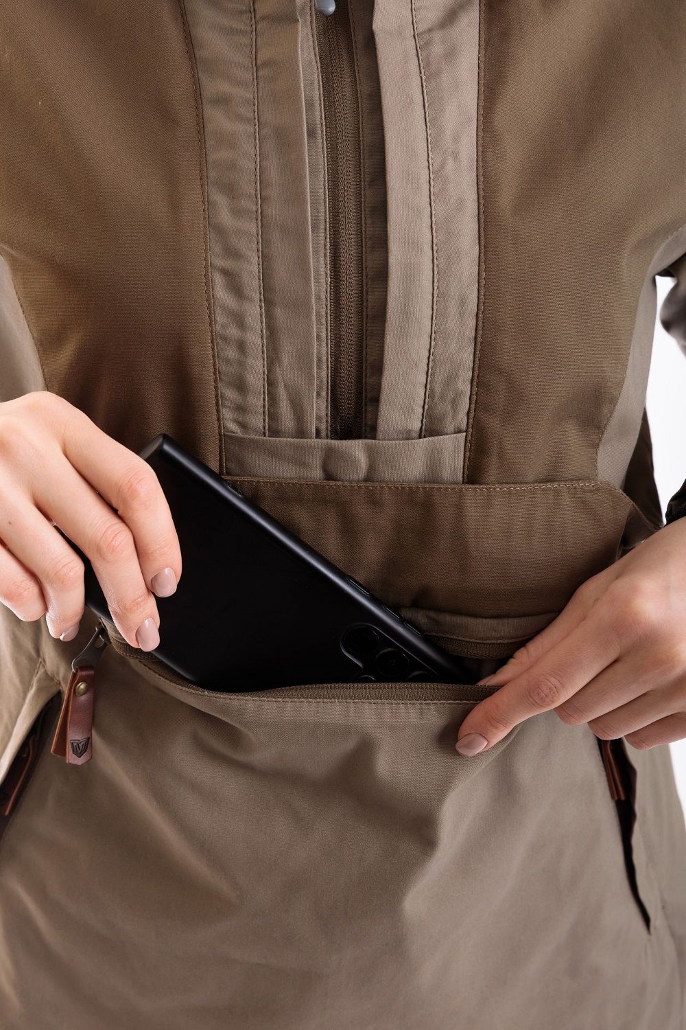 Детальная фотография — Костюм летний женский Magnum Protector Lady противоэнцефалитный р.52-54 рост 158-164 бежевый, коричневый