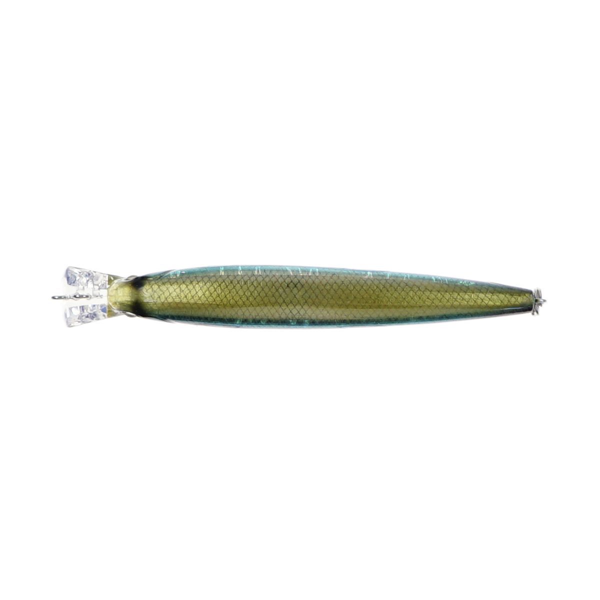 Детальная фотография — Воблер Strike Pro Top Water Minnow плавающий 90мм 10,2гр 0,1м-0,5м цвет A210-SBO-RP (Rainbow Ghost Wakasagi) (JL-179F#A210-SBO-RP)