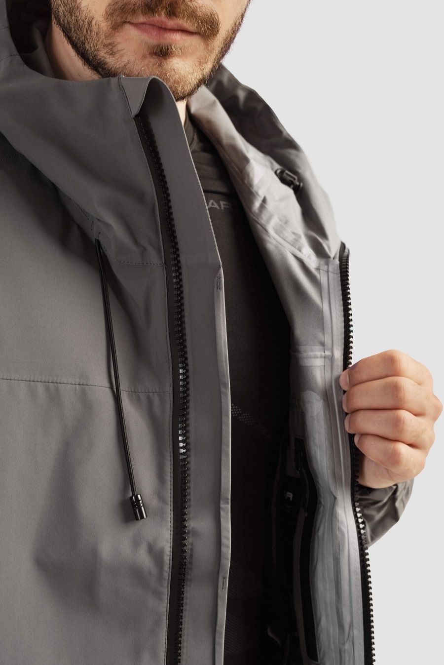 Детальная фотография — Костюм демисезонный TritonGear Pro Ride (SoftTaslan) р.56-58 рост 170-176 серый