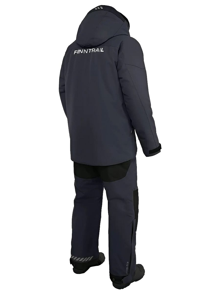 Детальная фотография — Костюм зимний Finntrail Outback DarkGrey 3753 р.LK темно-серый (до -30°С)