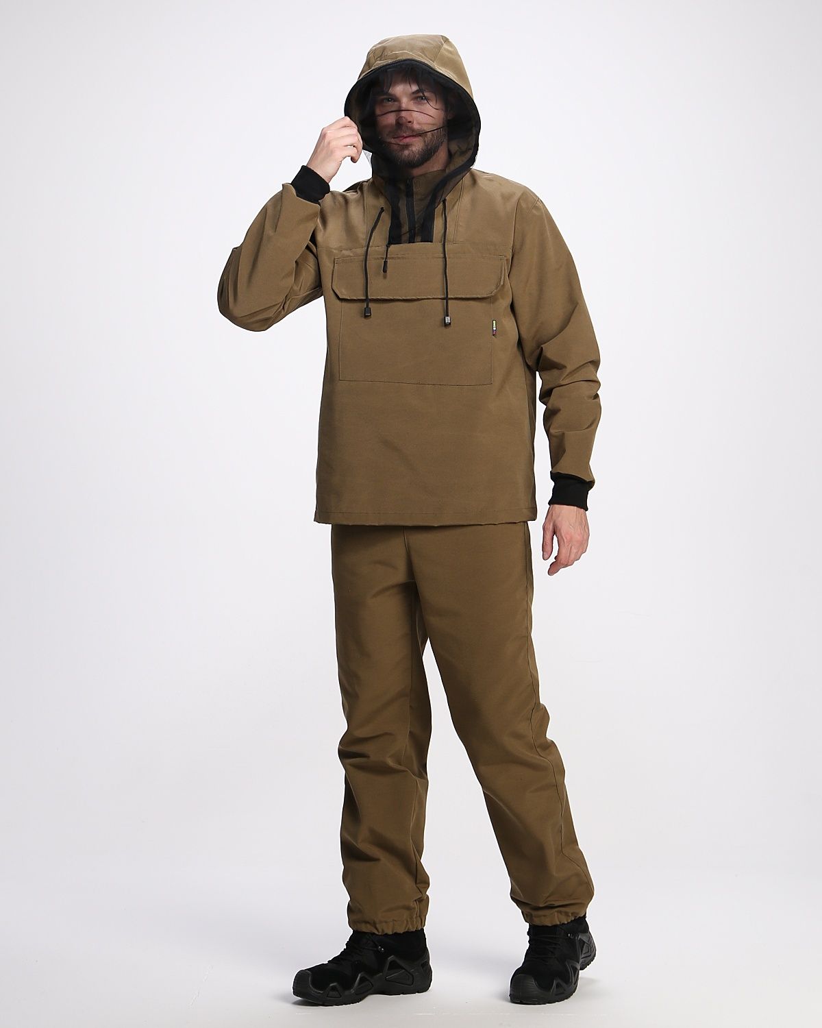 Детальная фотография — Костюм летний Onerus (брезент) противоэнцефалитный р.60-62 рост 182-188 хаки