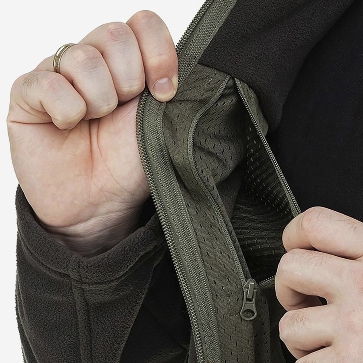 Детальная фотография — Костюм Nisus Argut (флис) с мембранными вставками р.56-58 рост 170-176 графитовый (T-N-FA-4XL1-G)