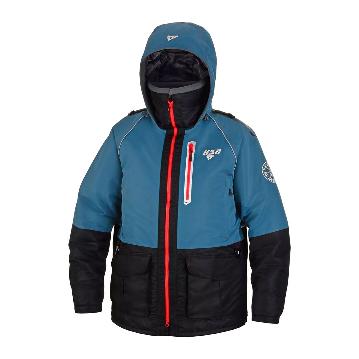 Детальная фотография — Костюм зимний HSN Rescuer VII Comfort плавающий (Hardguard) р.50-52 рост 182 бирюзовый (до -45°С)