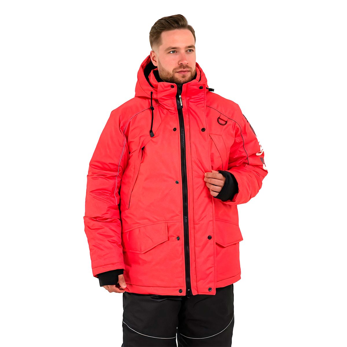 Детальная фотография — Костюм зимний Onerus Фишер NEW плавающий (таслан) р.48-50 рост 182-188 красный (до -45°С)