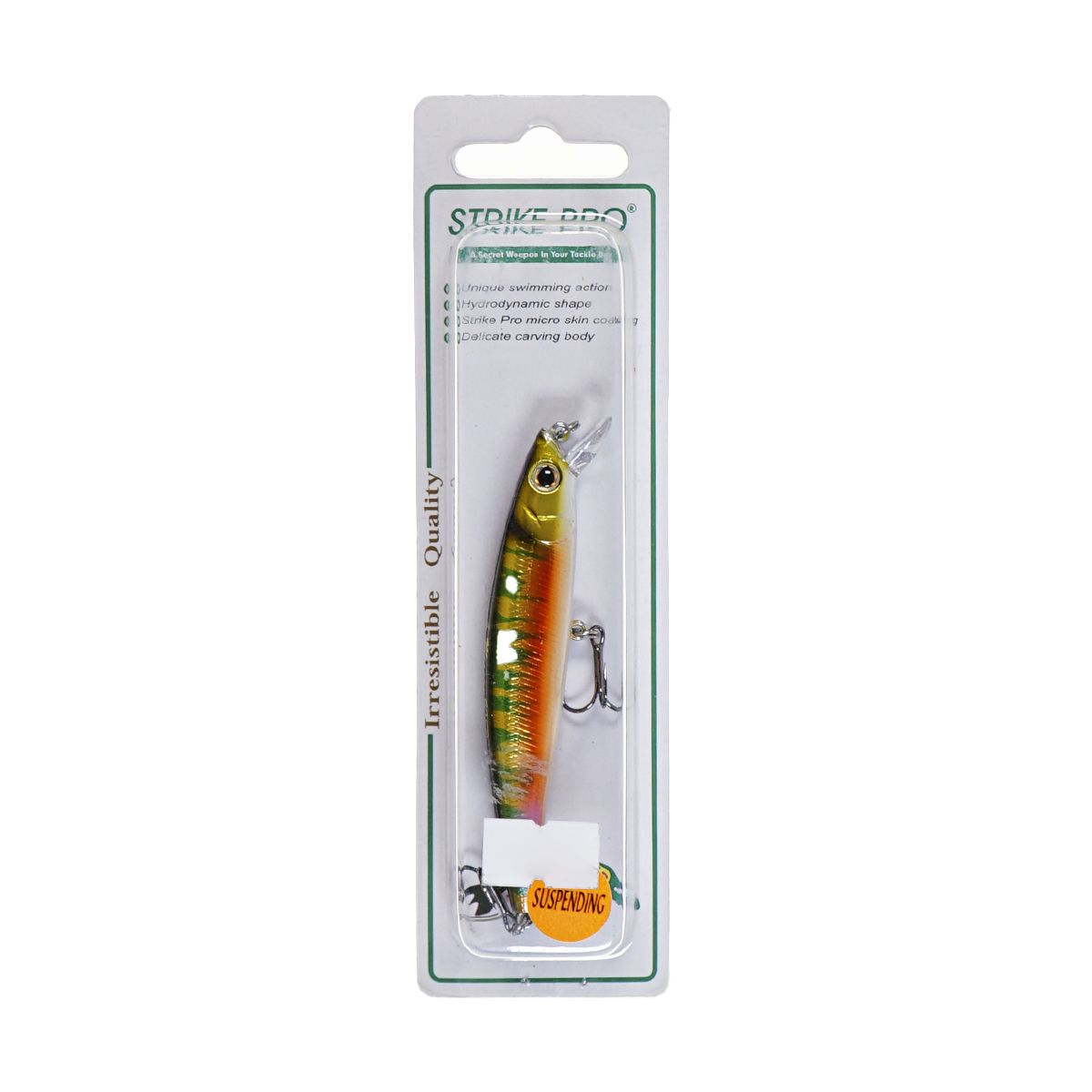 Детальная фотография — Воблер Strike Pro Arc Minnow 90SP нейтральный 90мм 9гр 0,5м-1м цвет A203-264 (River Radical) (JL-120-SP#A203-264)