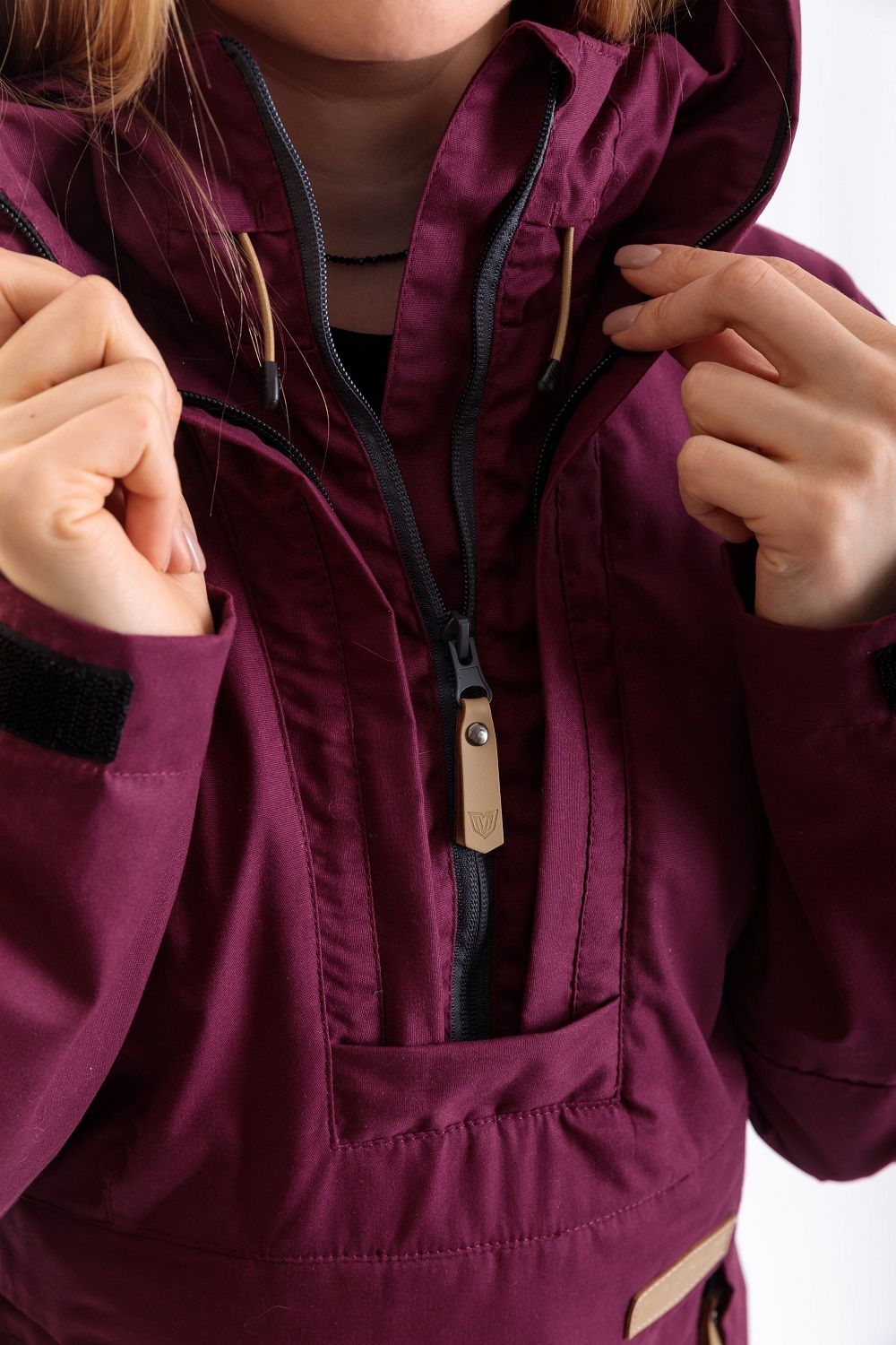 Детальная фотография — Костюм летний женский Magnum Protector Lady противоэнцефалитный р.52-54 рост 158-164 вишневый, серый