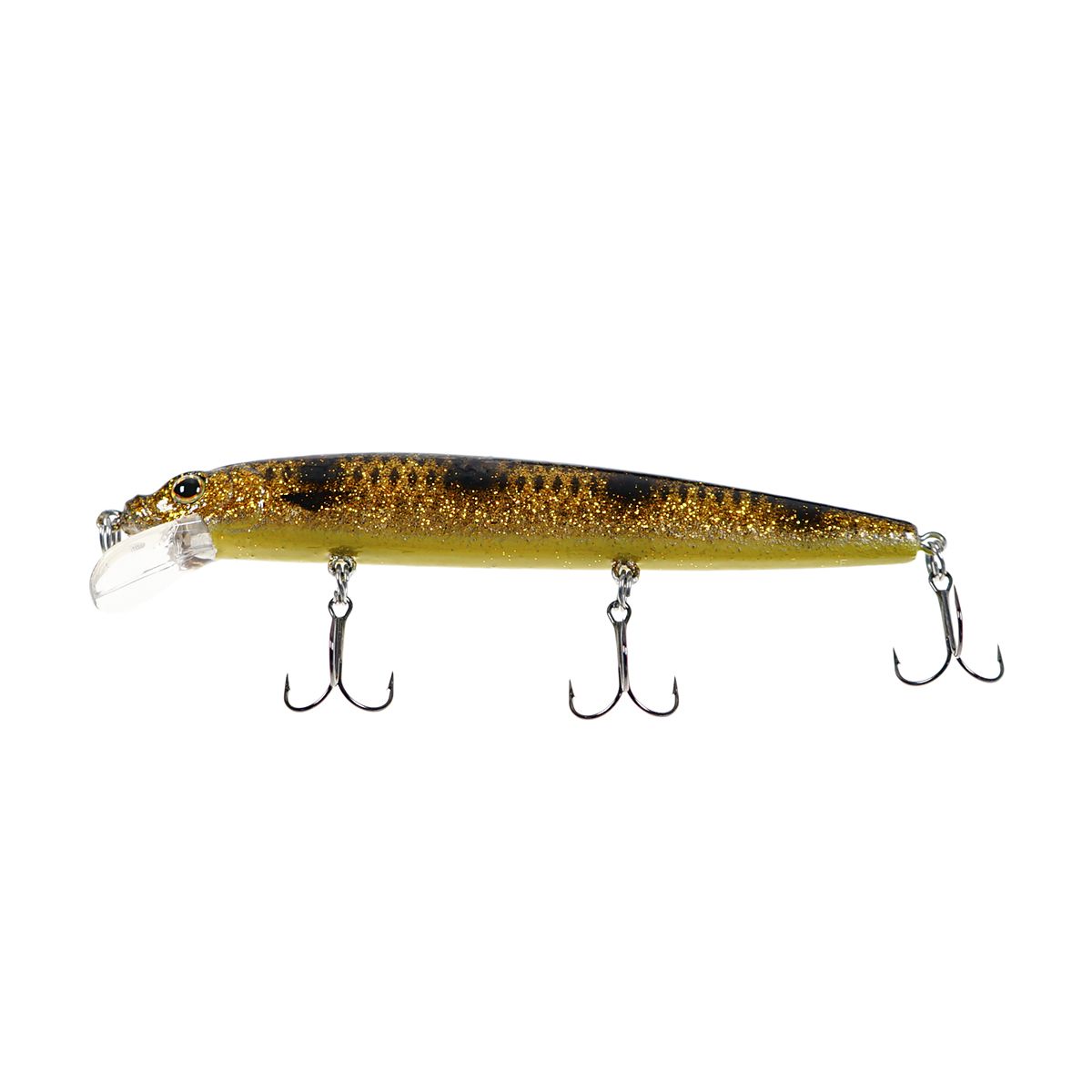 Детальная фотография — Воблер Strike Pro Alpha Minnow 115 плавающий 115мм 12гр 0,6м-1,6м цвет JV009F (Spotted Bullhead) (EG-033F#JV009F)