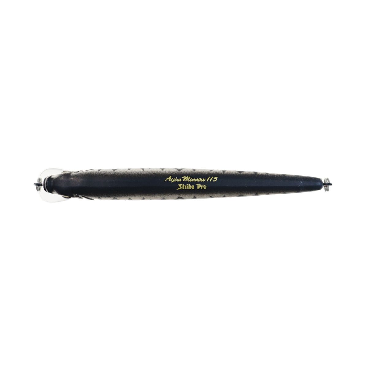 Детальная фотография — Воблер Strike Pro Alpha Minnow 115 плавающий 115мм 12гр 0,6м-1,6м цвет A243ES (Grey Shadow Mat Tiger) (EG-033F#A243ES)