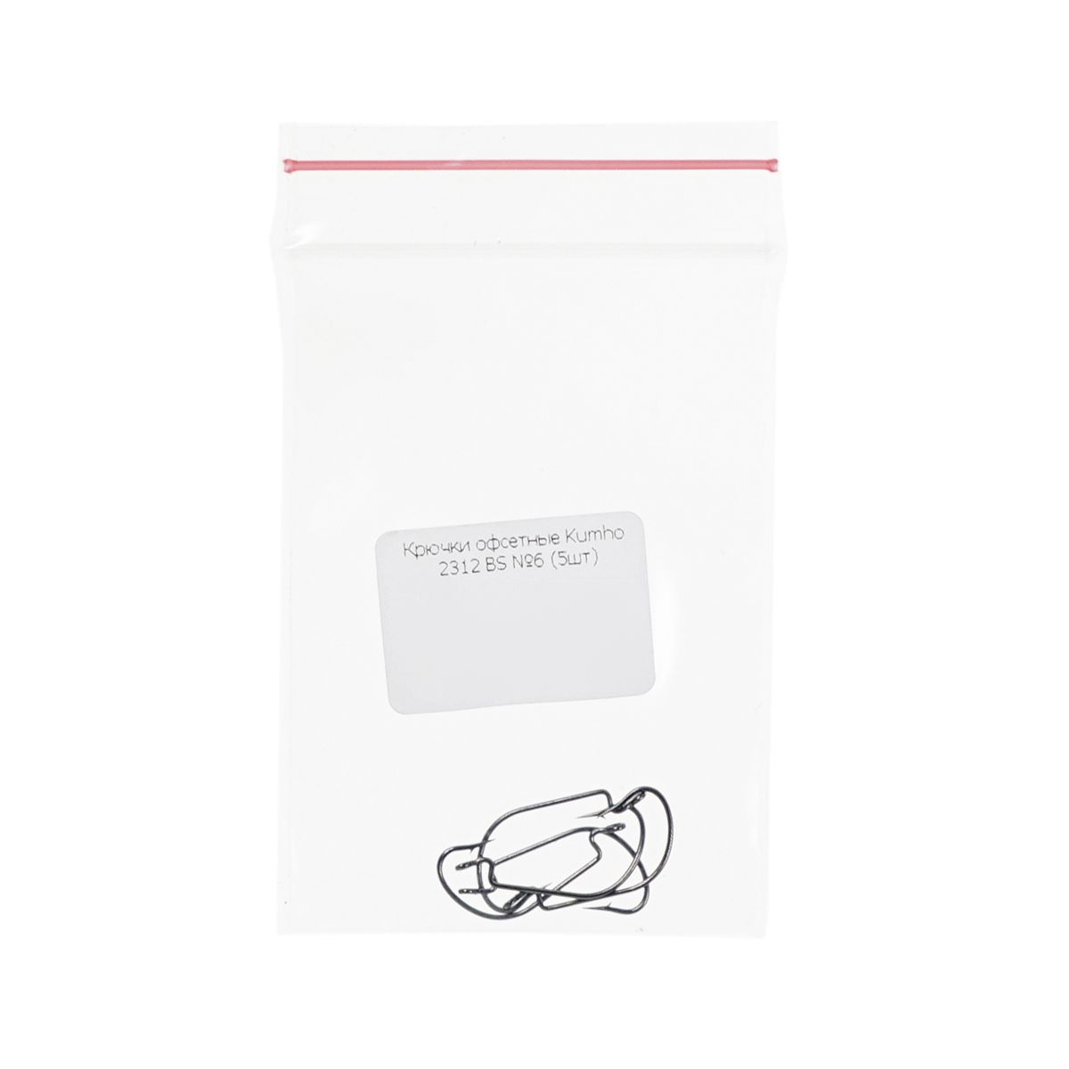 Детальная фотография — Крючки офсетные Kumho 2312 BS №6 (5шт)