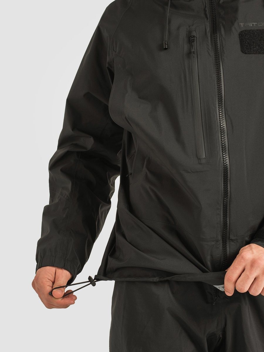 Детальная фотография — Костюм демисезонный TritonGear Storm Boat ПК (TaslanNylon) р.56-58 рост 182-188 черный