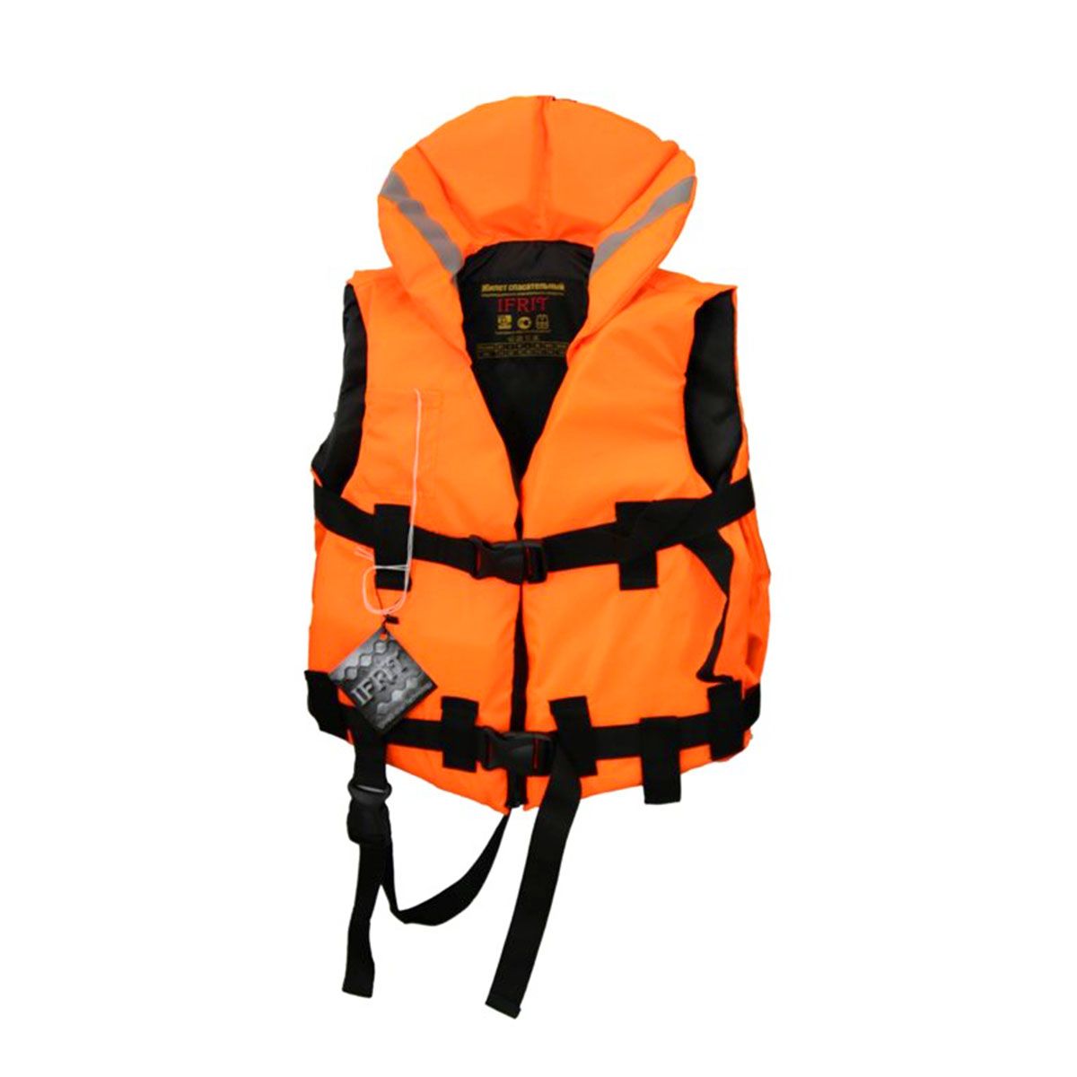 Детальная фотография — Жилет спасательный Ifrit-50 до 50кг, плавучесть 100, оранжевый