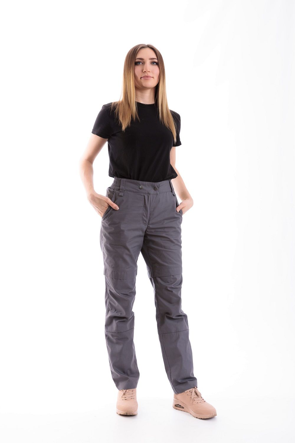 Детальная фотография — Костюм летний женский Magnum Protector Lady противоэнцефалитный р.44-46 рост 158-164 вишневый, серый