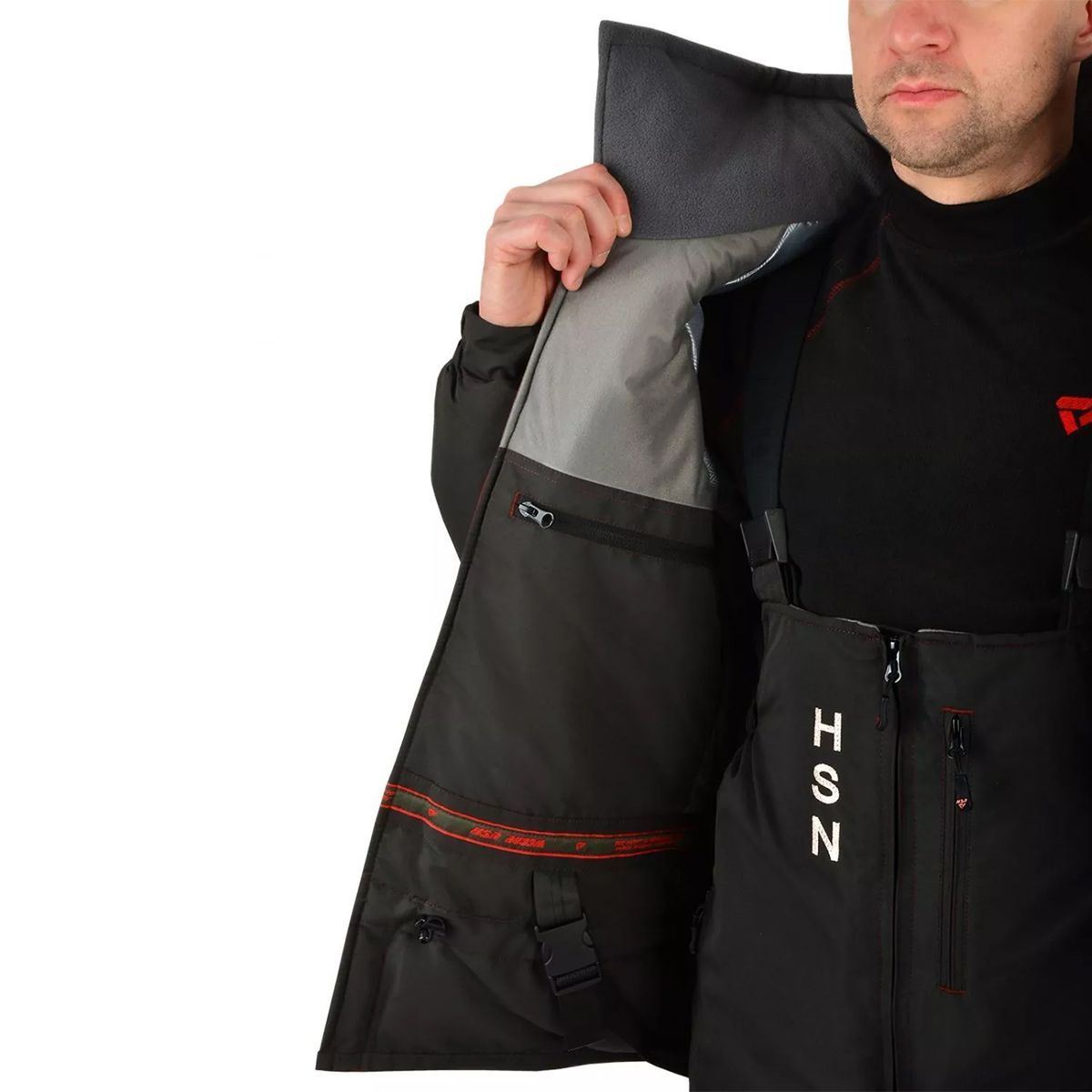 Детальная фотография — Костюм зимний HSN Rescuer II Comfort плавающий (Hardguard) р.50-52 рост 182 хаки (до -40°С)