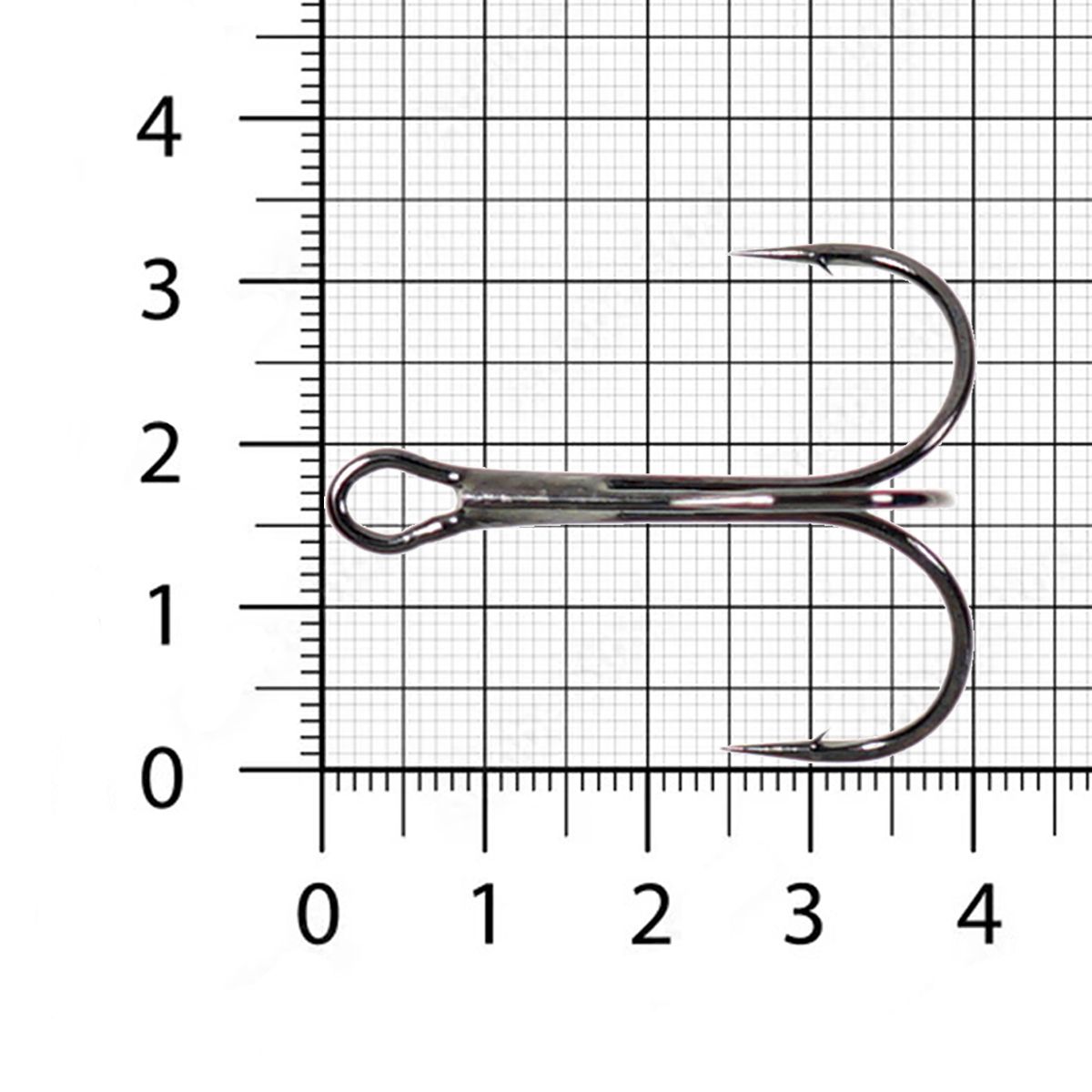Детальная фотография — Крючки тройные Kumho 930 BN №3/0 черные, никелевые (5шт)