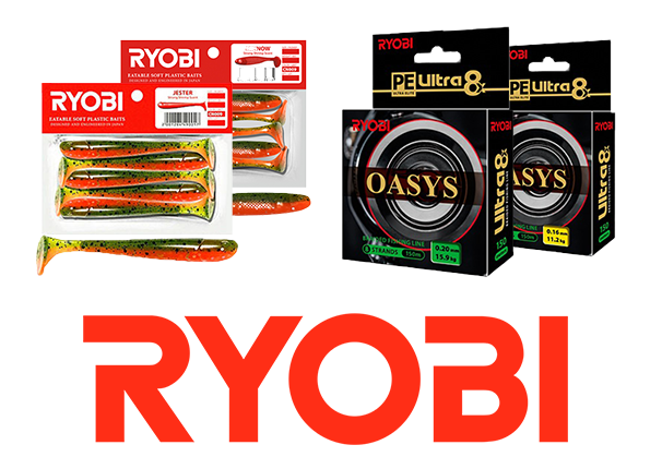 Акция на рыболовные товары ТМ Ryobi