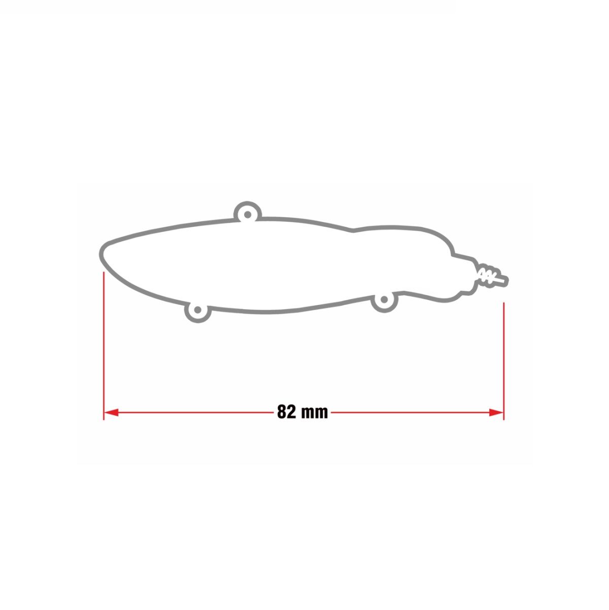 Детальная фотография — Раттлин EcoPro Мышь Vib 82мм 28гр цвет 023 (Broken Lime)