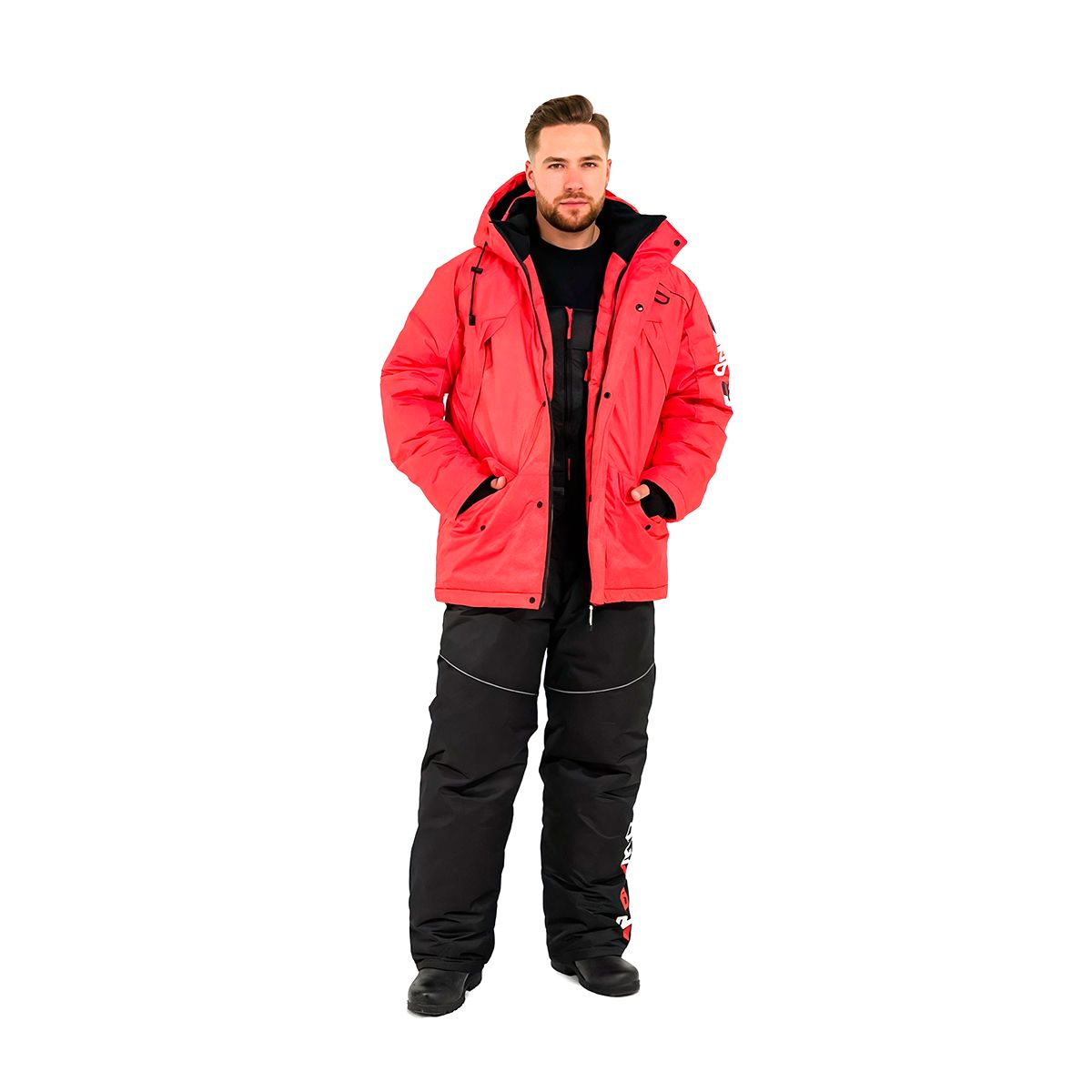 Детальная фотография — Костюм зимний Onerus Фишер NEW плавающий (таслан) р.48-50 рост 182-188 красный (до -45°С)