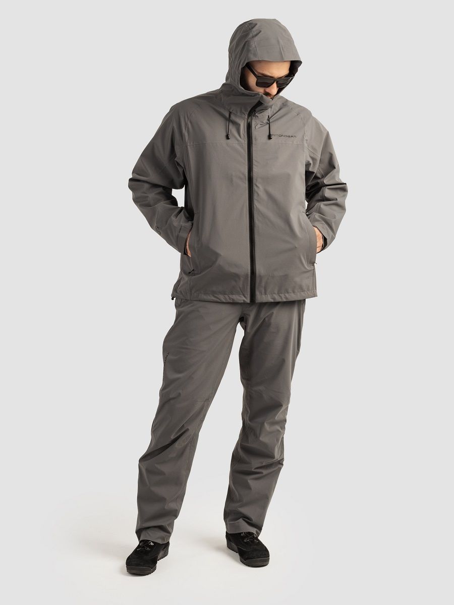 Детальная фотография — Костюм демисезонный TritonGear Pro Ride (SoftTaslan) р.56-58 рост 170-176 серый