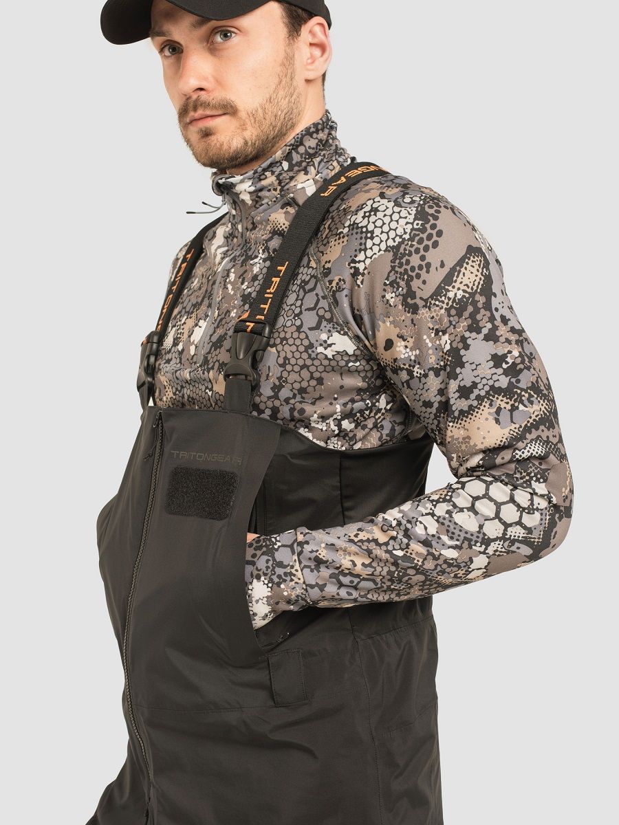 Детальная фотография — Костюм демисезонный TritonGear Storm Boat ПК (TaslanNylon) р.56-58 рост 182-188 черный