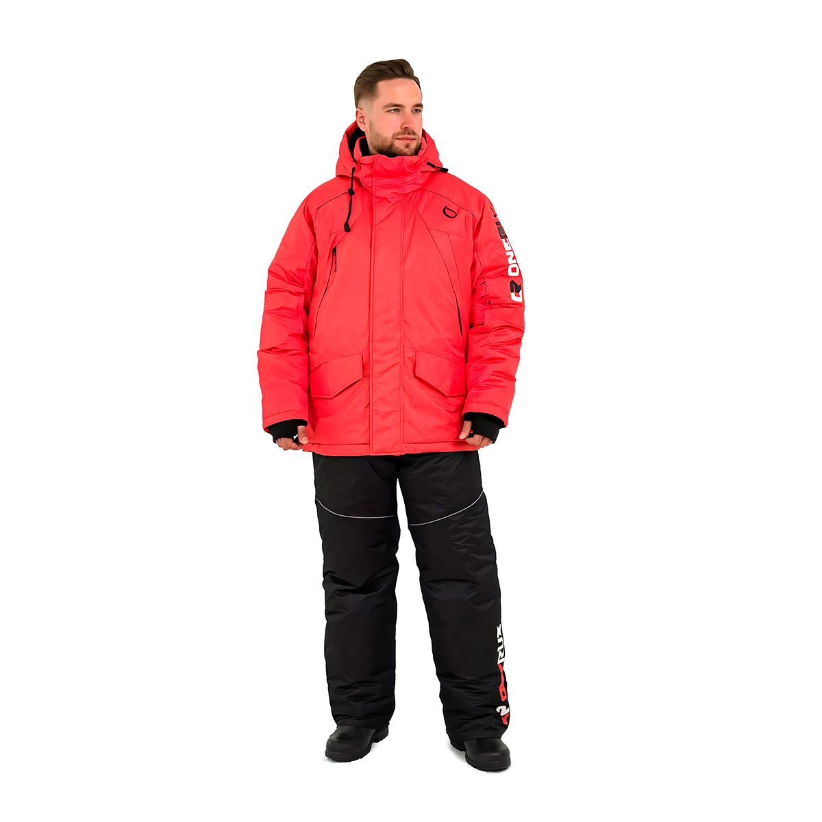 Детальная фотография — Костюм зимний Onerus Фишер NEW плавающий (таслан) р.48-50 рост 182-188 красный (до -45°С)