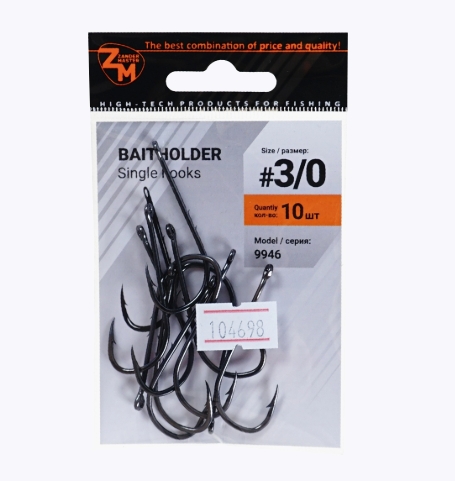 Одинарные крючки Zander Master