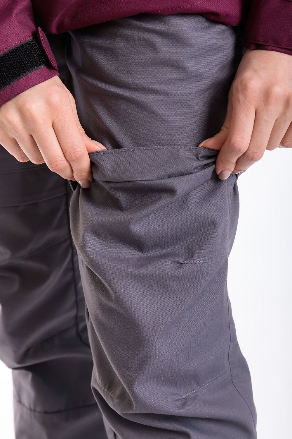 Детальная фотография — Костюм летний женский Magnum Protector Lady противоэнцефалитный р.48-50 рост 158-164 вишневый, серый