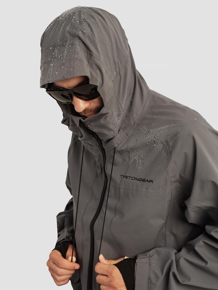 Детальная фотография — Костюм демисезонный TritonGear Pro Ride (SoftTaslan) р.56-58 рост 170-176 серый