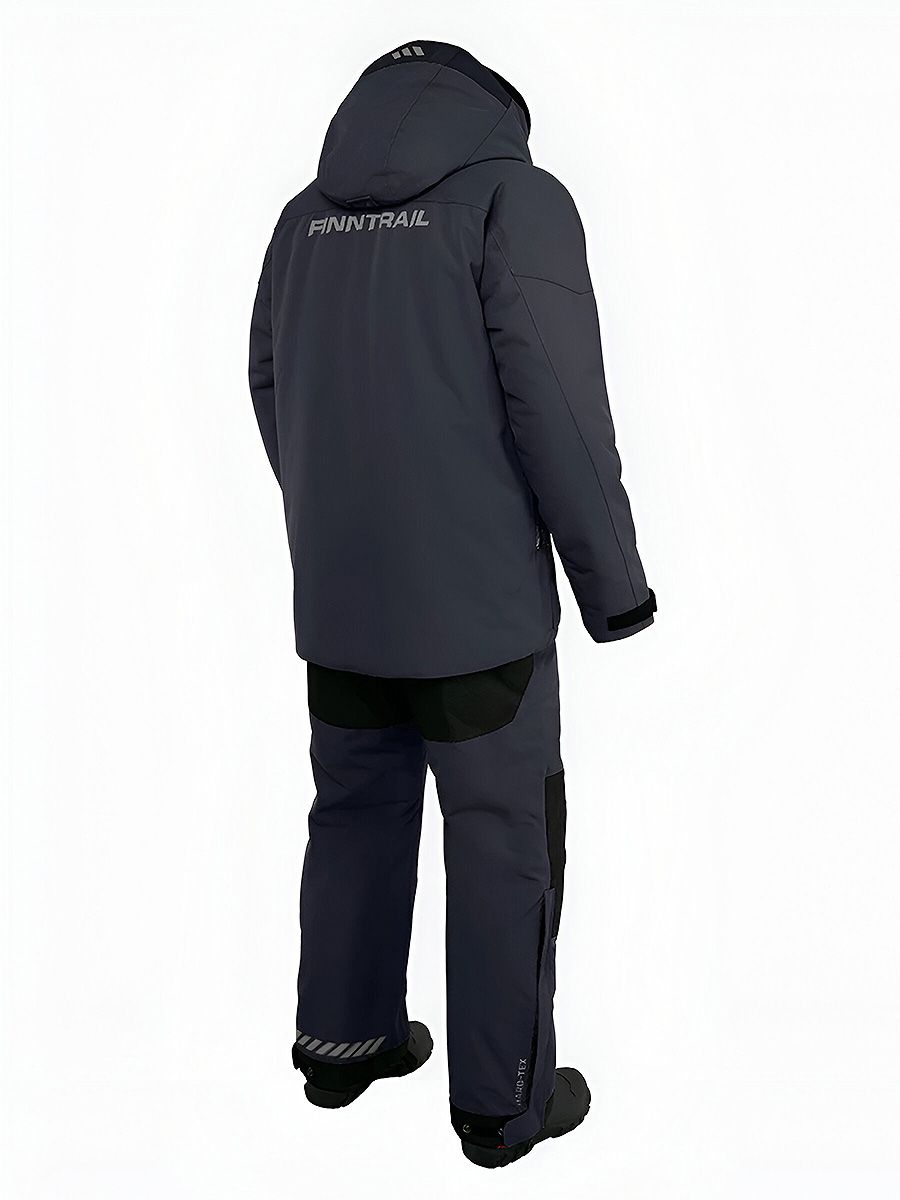 Детальная фотография — Костюм зимний Finntrail Outback DarkGrey 3753 р.XLK темно-серый (до -30°С)