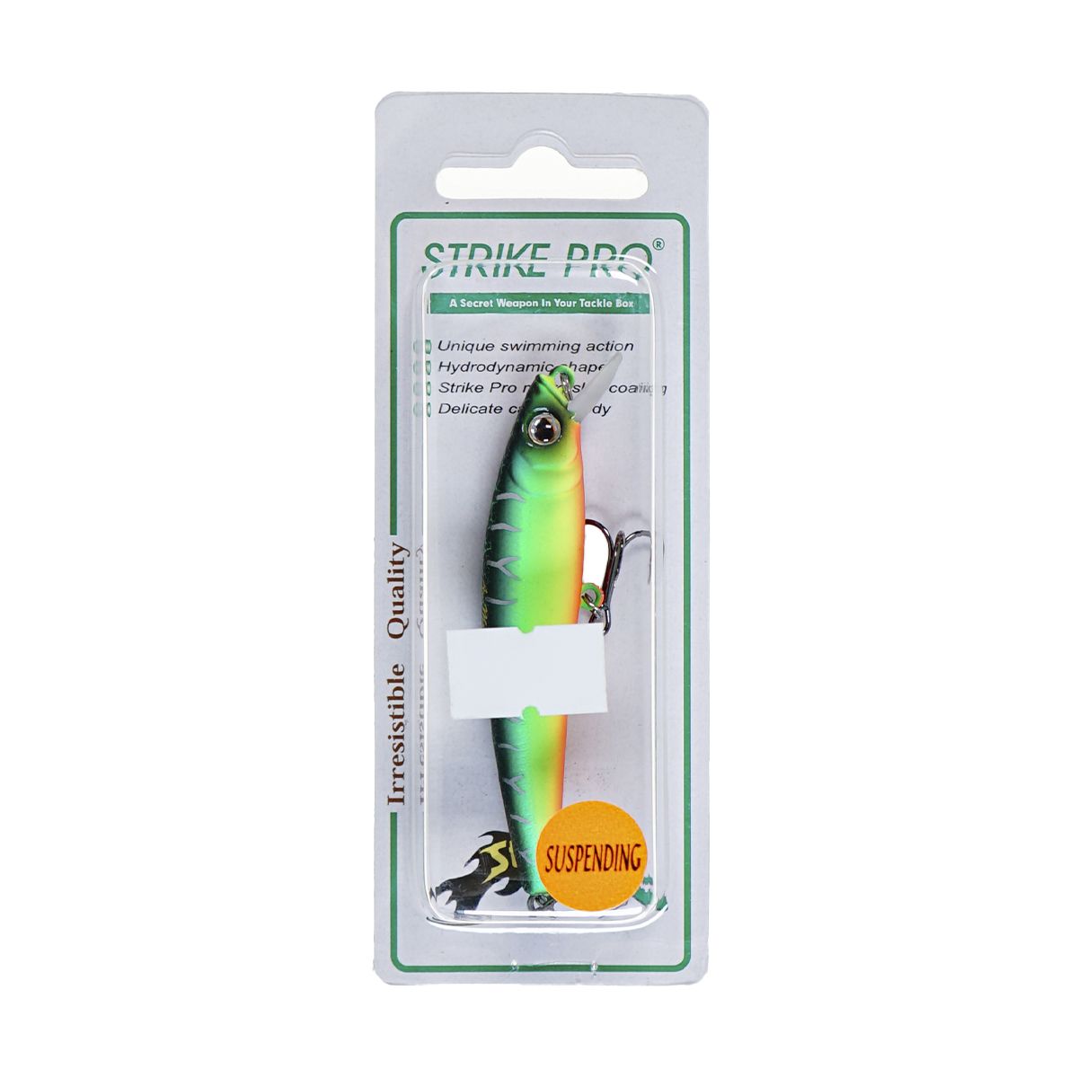 Детальная фотография — Воблер Strike Pro Arc Minnow 75SP нейтральный 75мм 5,5гр 0,4м-0,8м цвет A223S-RP (Pearl Mat Tiger) (JL-119-SP#A223S-RP)