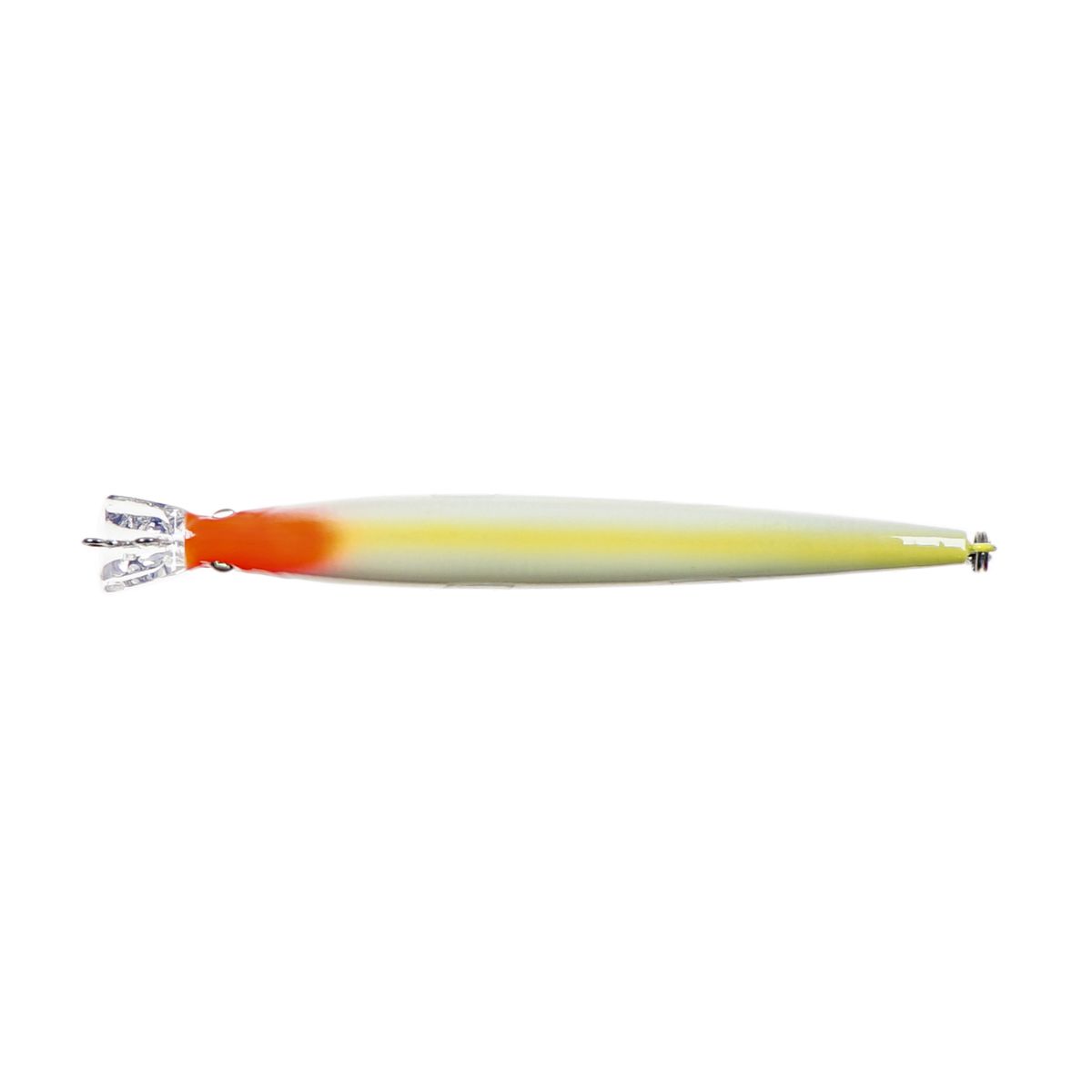 Детальная фотография — Воблер Strike Pro Top Water Minnow 110F плавающий 110мм 10,5гр 0,2м-0,7м цвет A116L (Fluo Clown) (JL-166F#A116L)