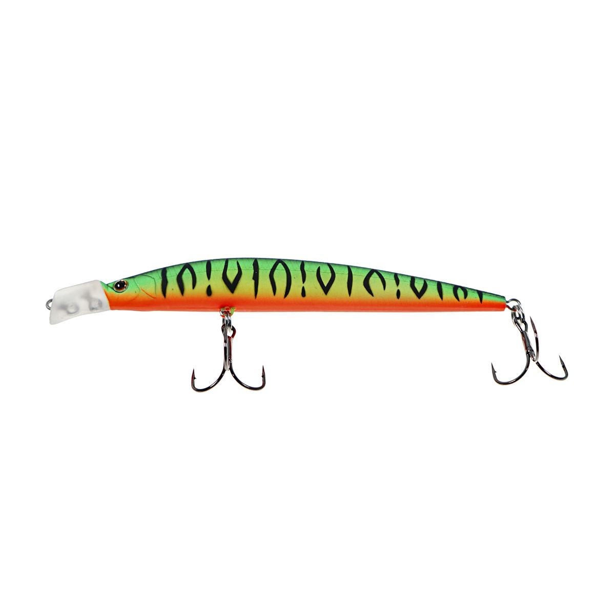 Детальная фотография — Воблер Strike Pro Top Water Minnow 110F плавающий 110мм 10,5гр 0,2м-0,7м цвет GC01S/A70-713 Double Black Silver OB/Mat Tiger) (JL-166F#GC01S/A70-713S)