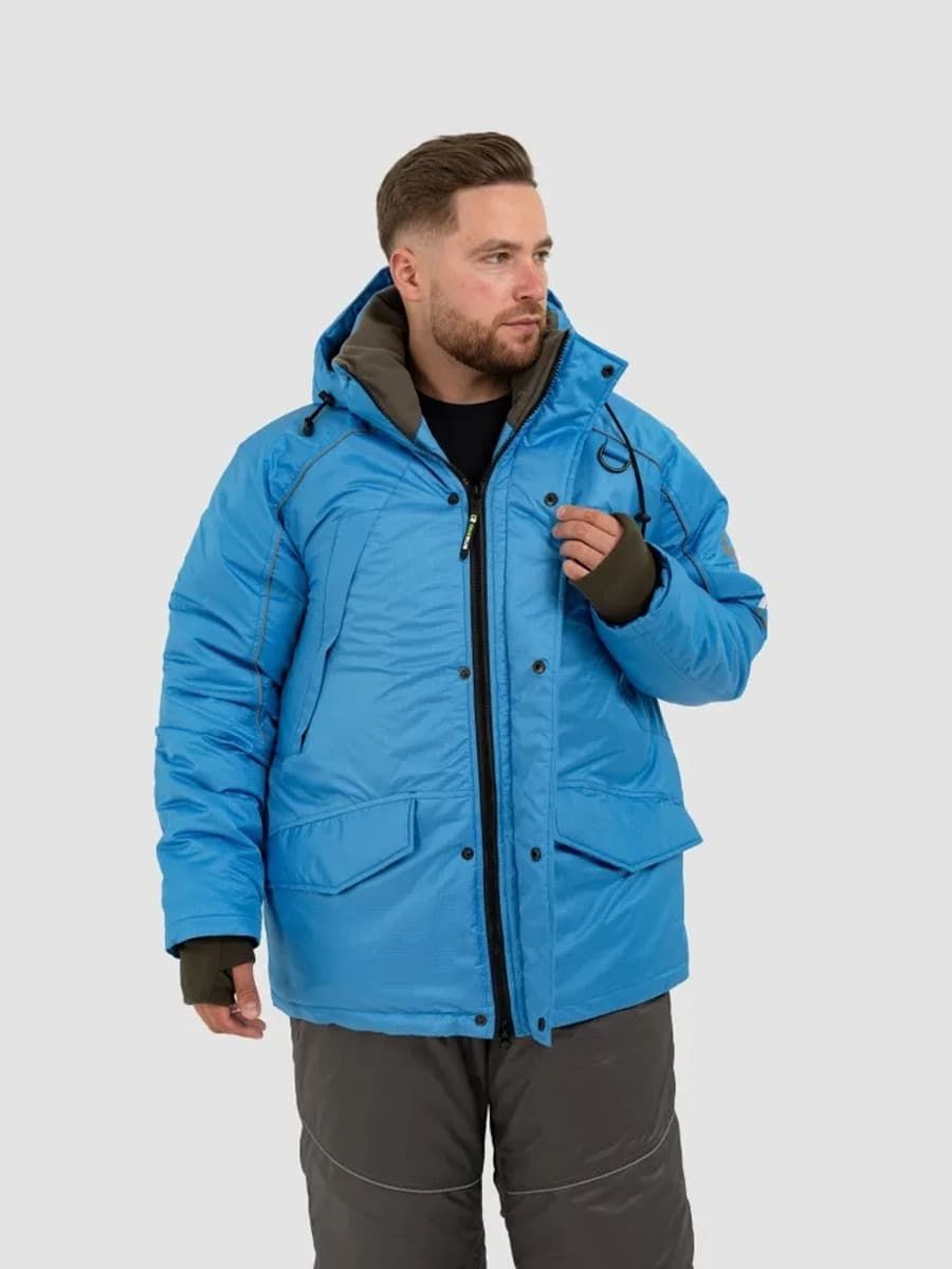 Детальная фотография — Костюм зимний Onerus Фишер NEW плавающий (таслан) р.56-58 рост 182-188 синий (до -45°С)