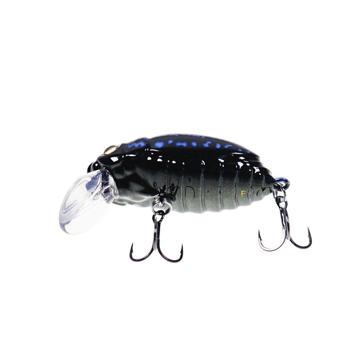 Детальная фотография — Воблер Strike Pro Beetle Buster 40 плавающий 40мм 5,7гр 0,2м-0,7м цвет 123F (Black Beetle) (EG-174F#123F)