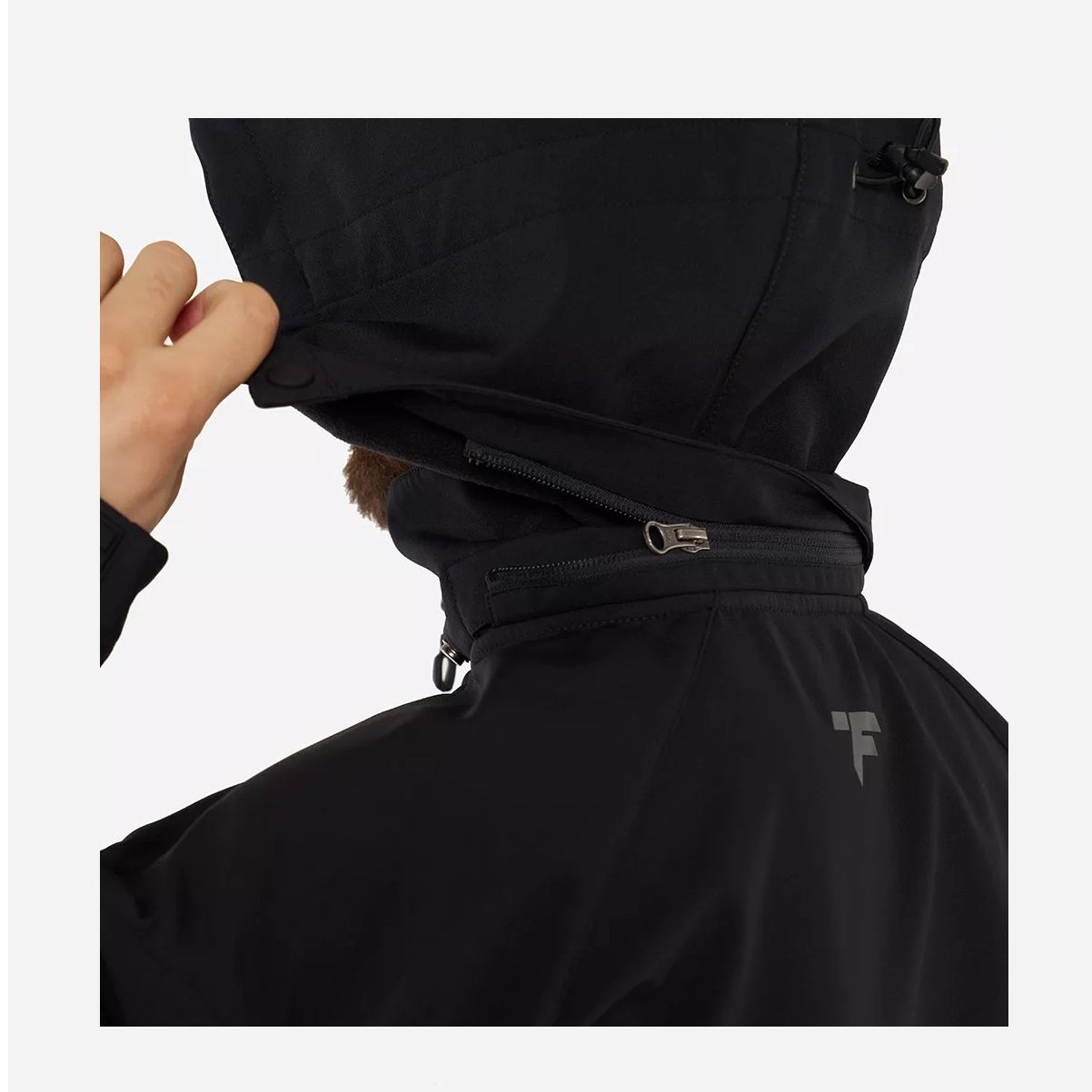 Детальная фотография — Куртка демисезонная Finntrail Tactic Graphite 1323 (SoftShell) р.L черная