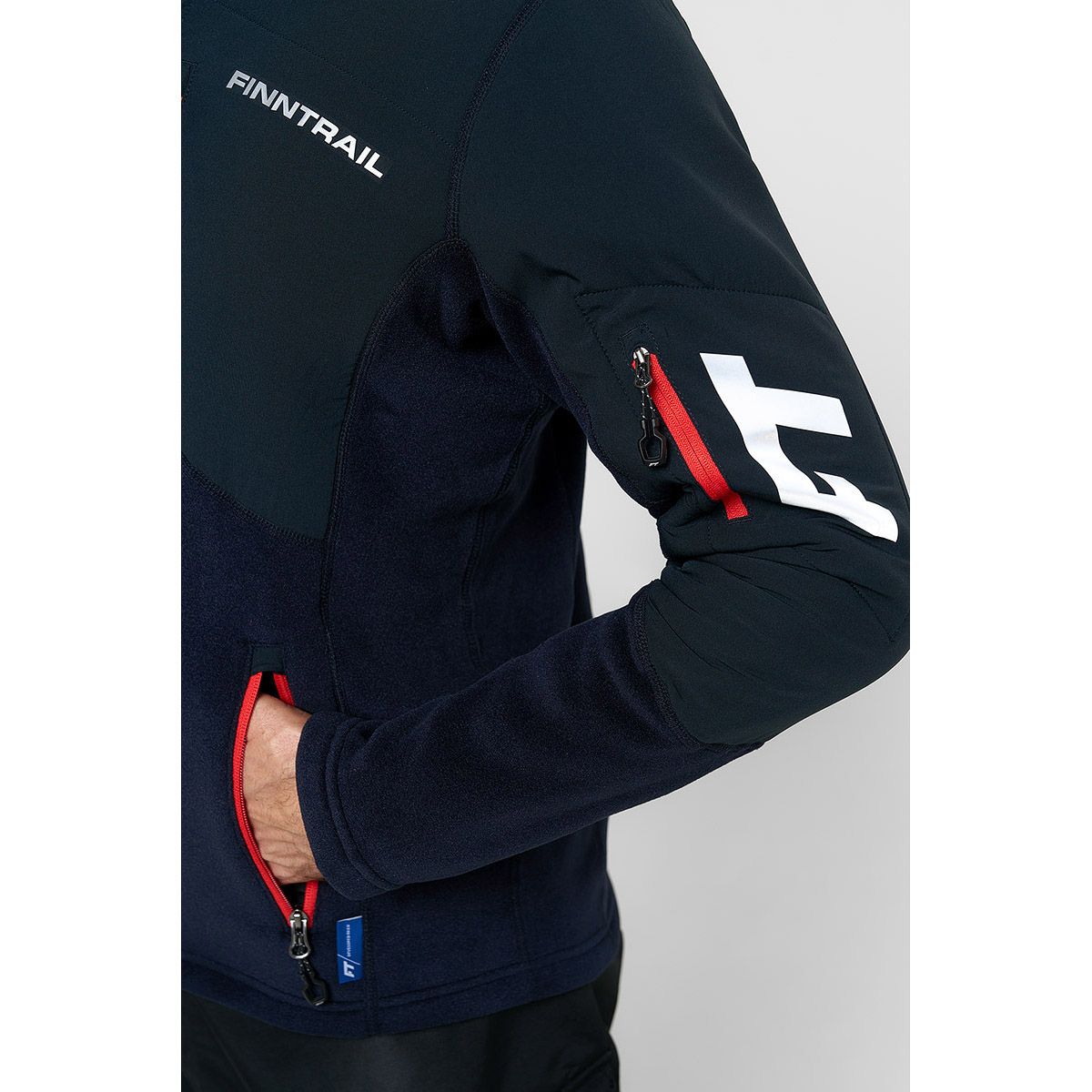 Детальная фотография — Термокуртка Finntrail Polar Black 1391 (флис) р.XL черная