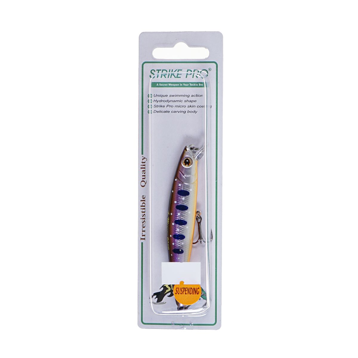 Детальная фотография — Воблер Strike Pro Arc Minnow 90SP нейтральный 90мм 9гр 0,5м-1м цвет A142-264 (Arctic Char) (JL-120-SP#A142-264)